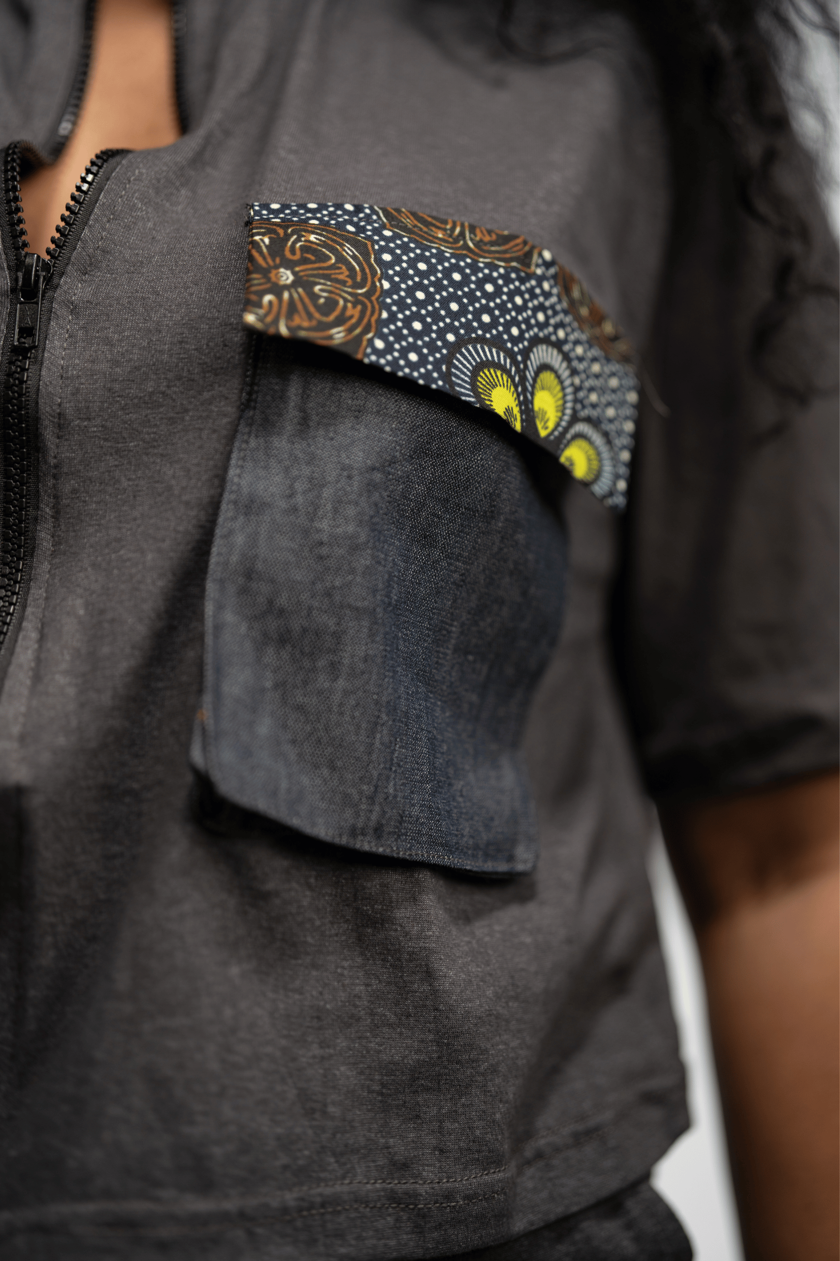 Akira Women's African Print Top and Pant (Mudcloth Cotton)