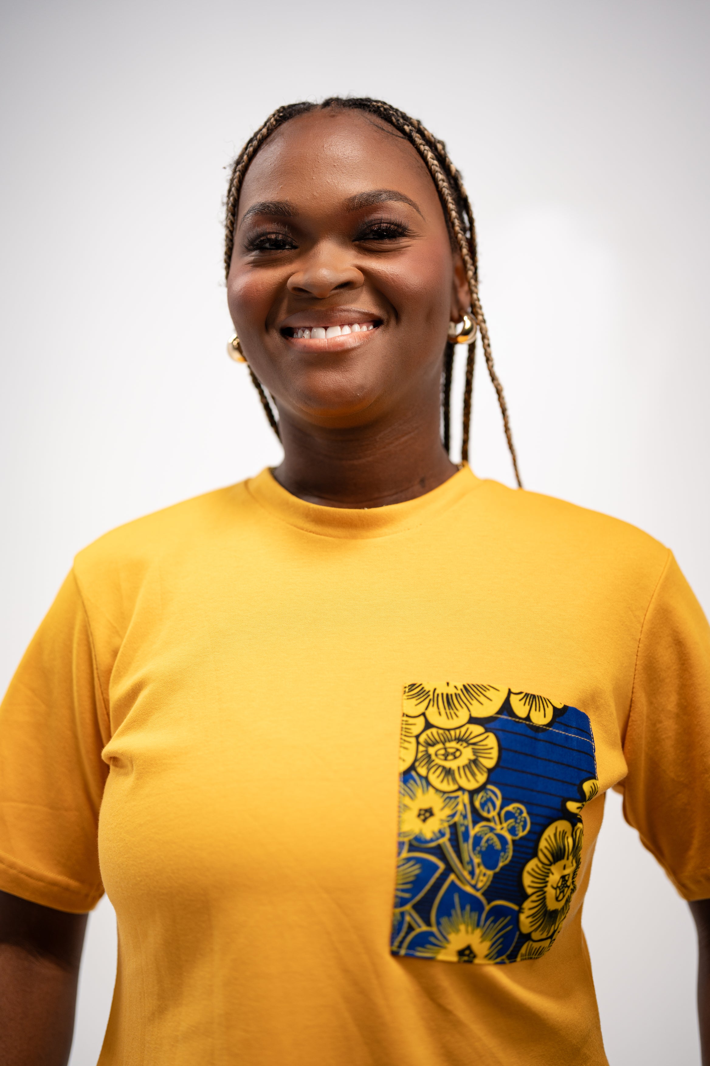 Anuli Women's African Print T-Shirt (African Print)