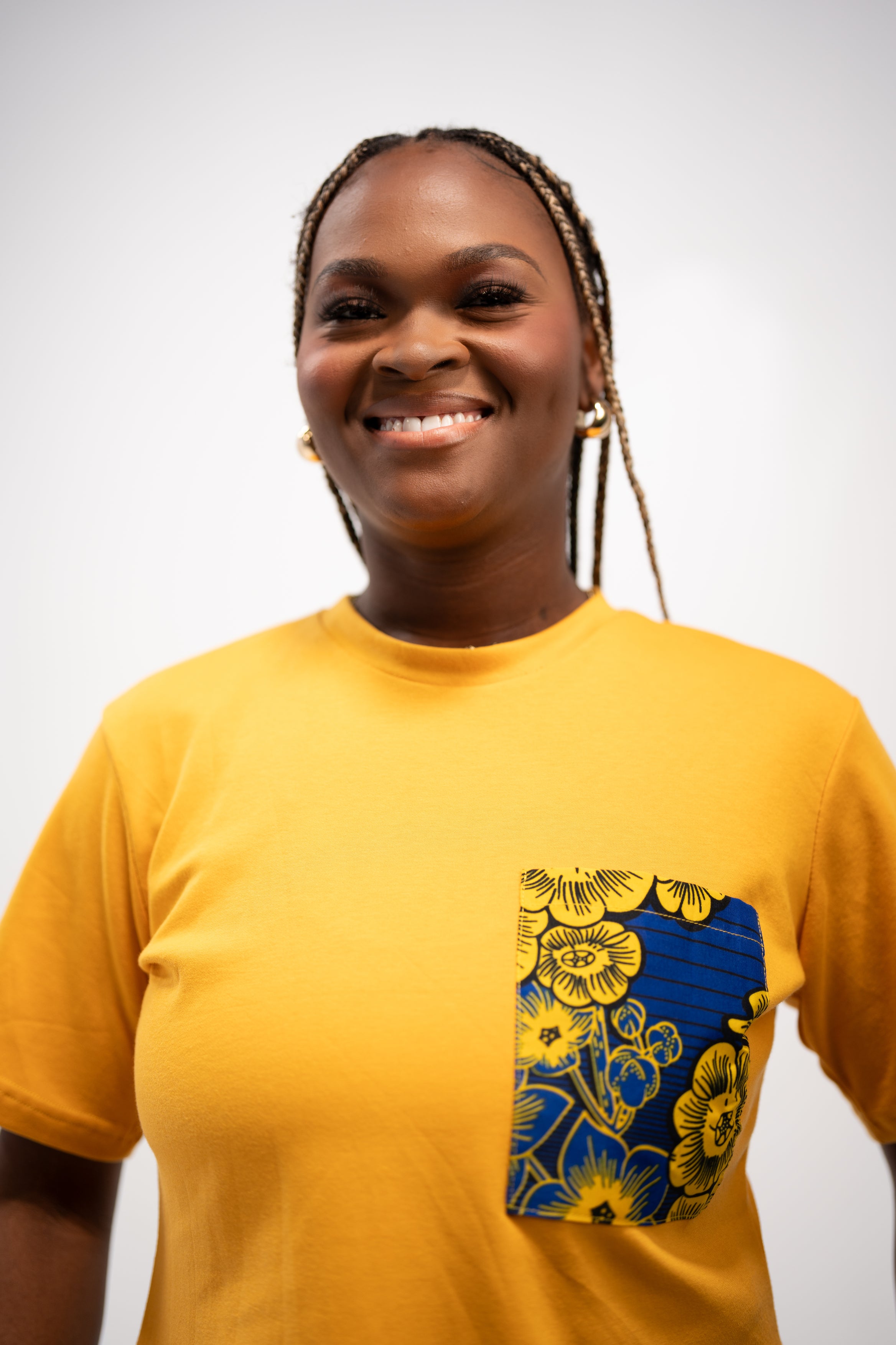 Anuli Women's African Print T-Shirt (African Print)