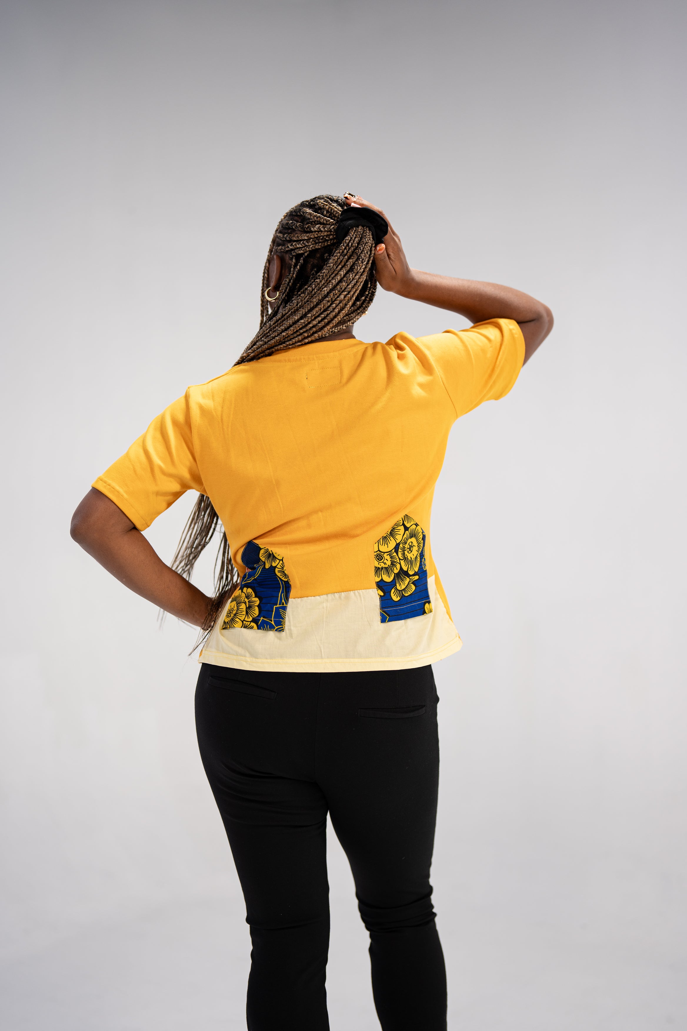 Anuli Women's African Print T-Shirt (African Print)