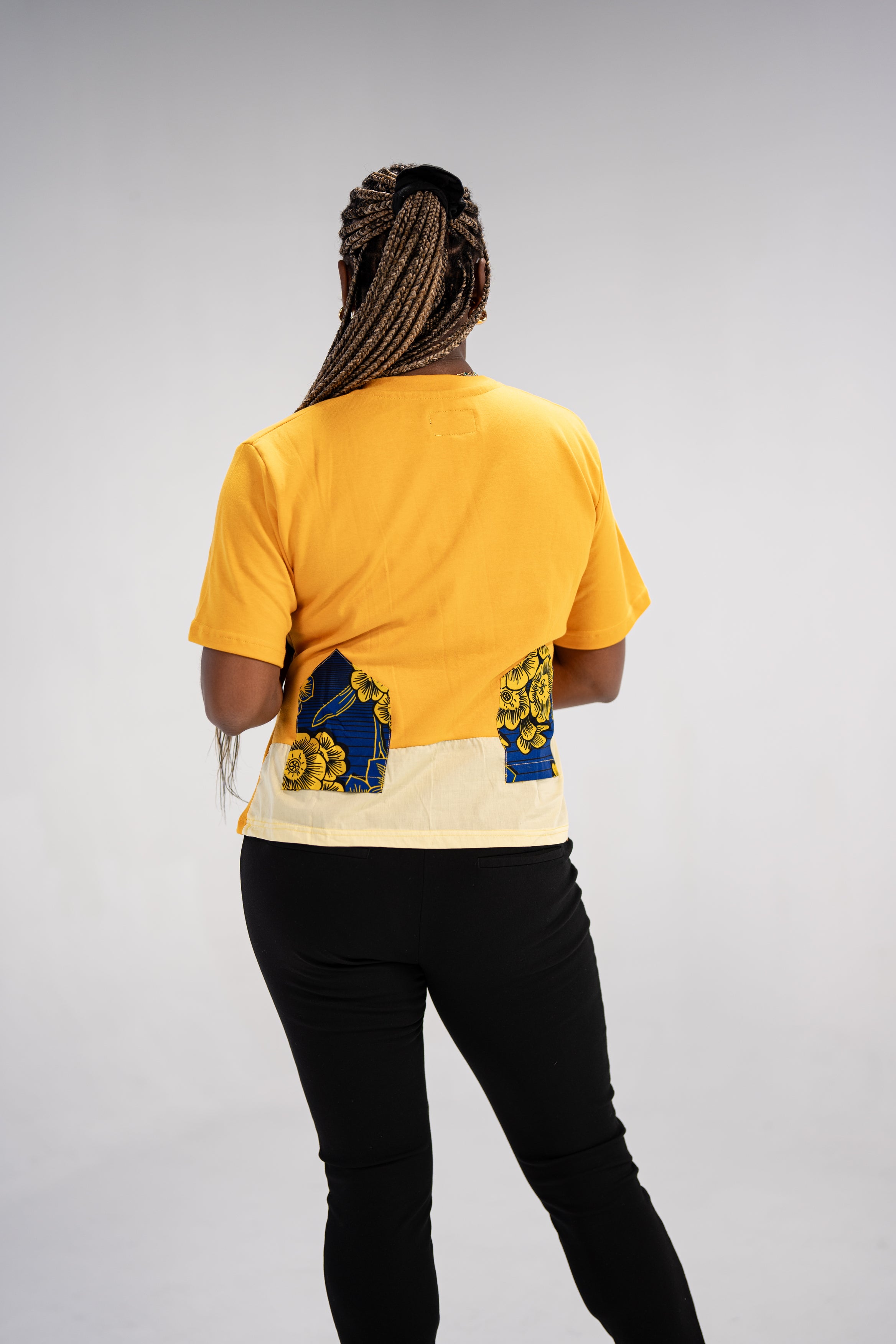 Anuli Women's African Print T-Shirt (African Print)