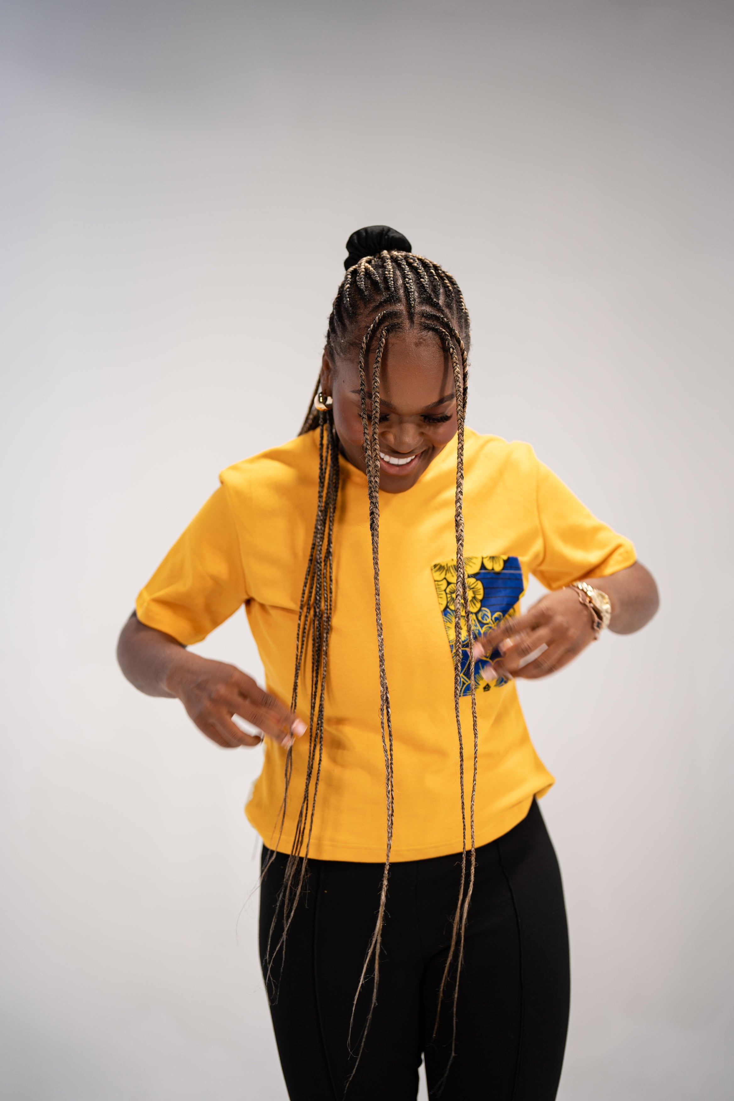 Anuli Women's African Print T-Shirt (African Print)