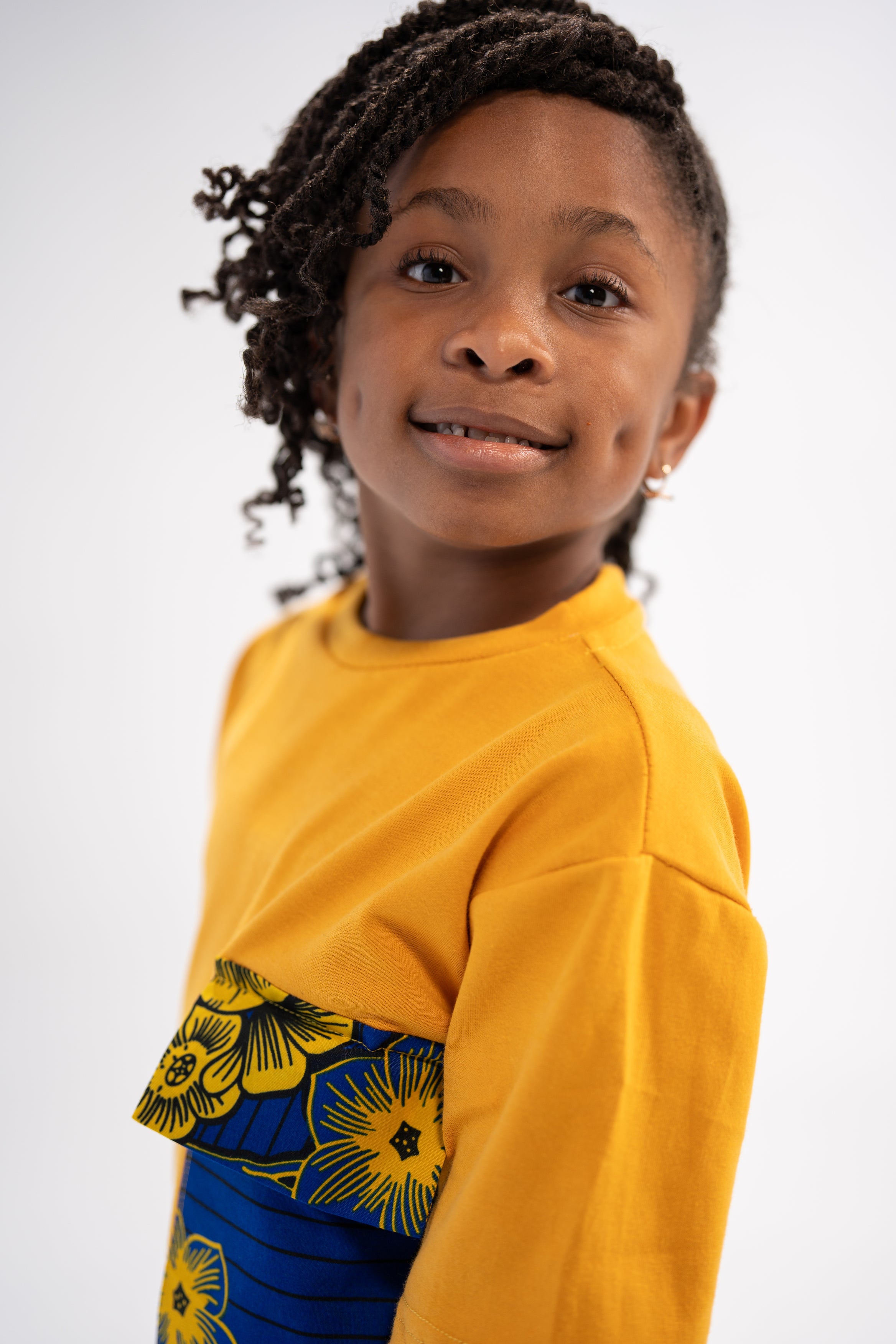 Anuli Girl's African Print T-Shirt (African Print)