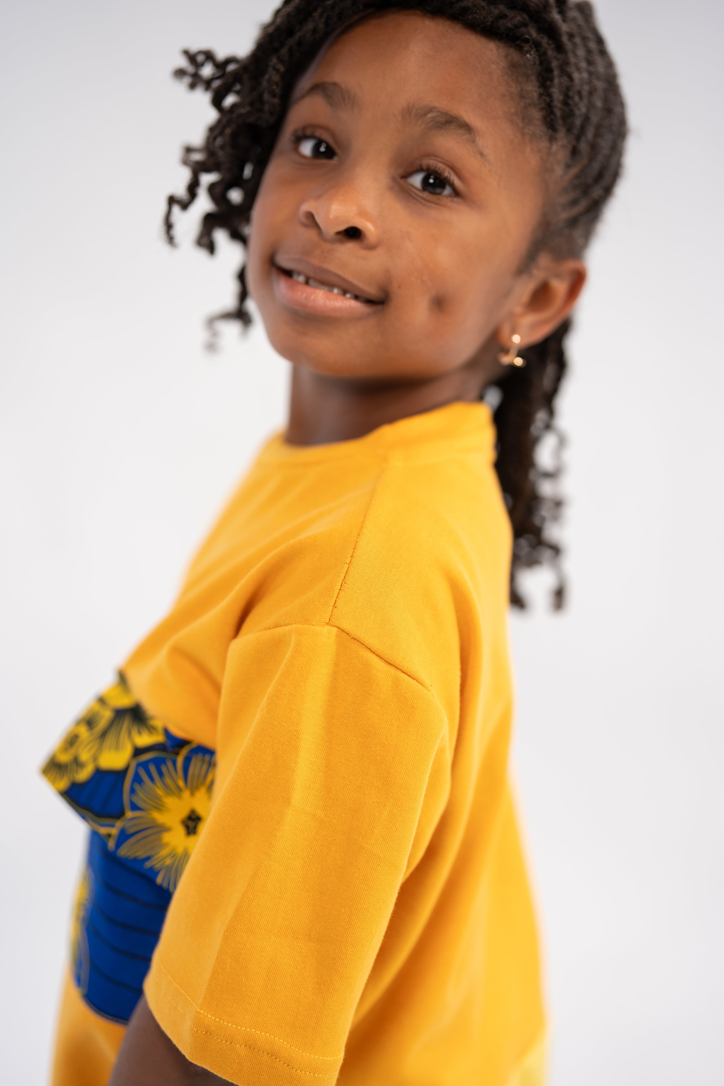 Anuli Girl's African Print T-Shirt (African Print)