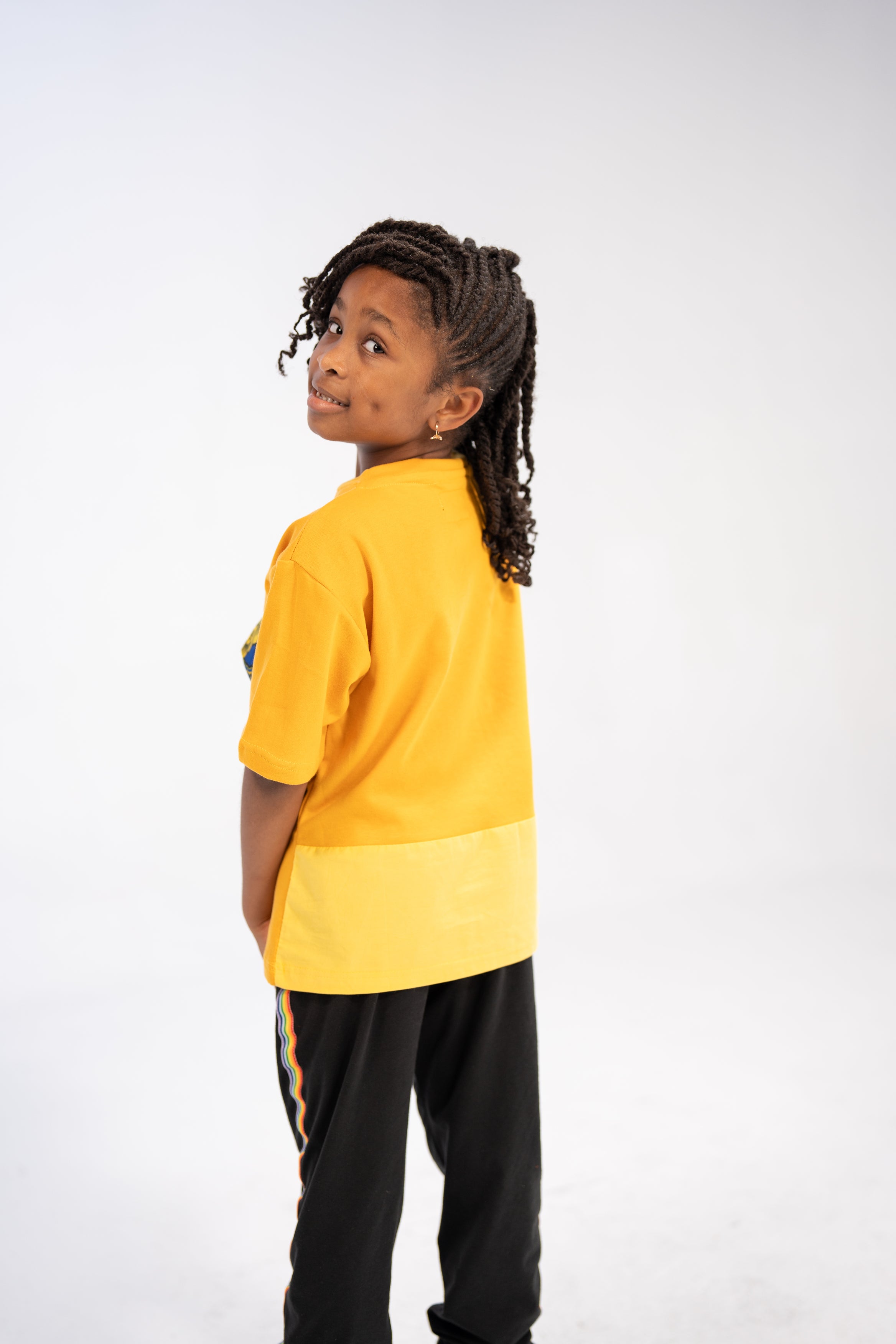 Anuli Girl's African Print T-Shirt (African Print)