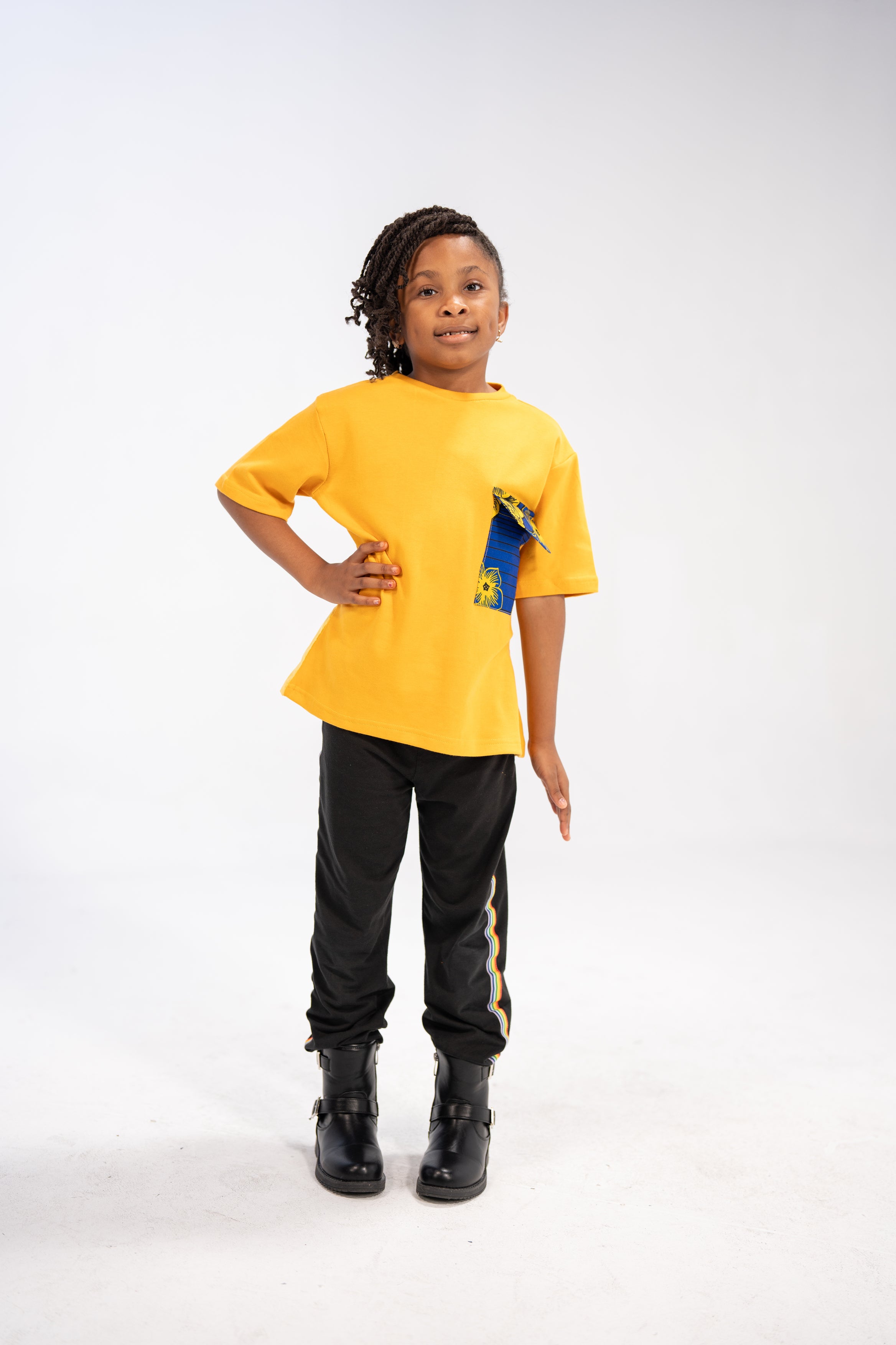 Anuli Girl's African Print T-Shirt (African Print)