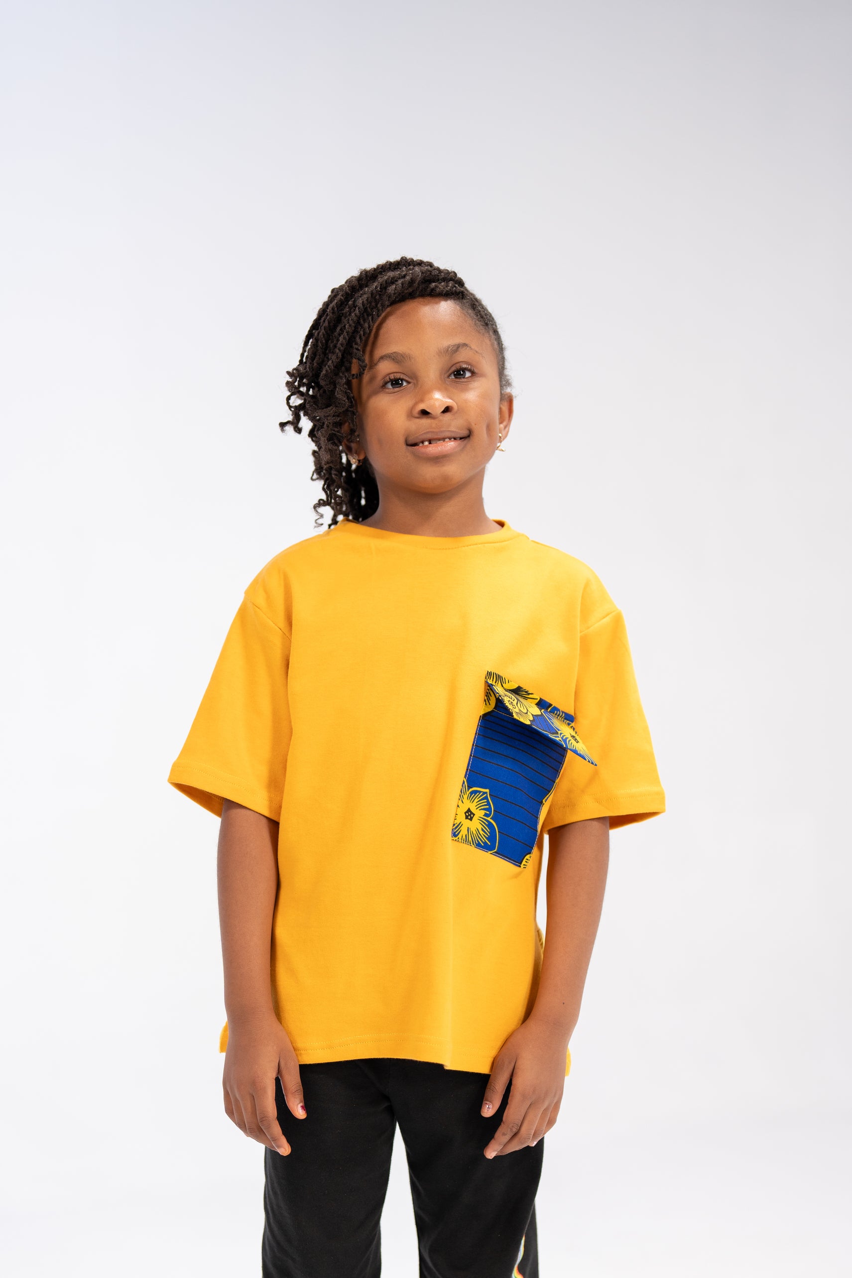 Anuli Girl's African Print T-Shirt (African Print)