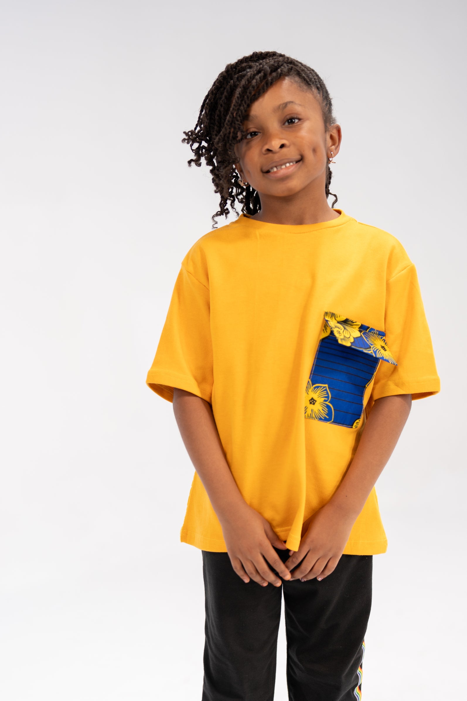 Anuli Girl's African Print T-Shirt (African Print)