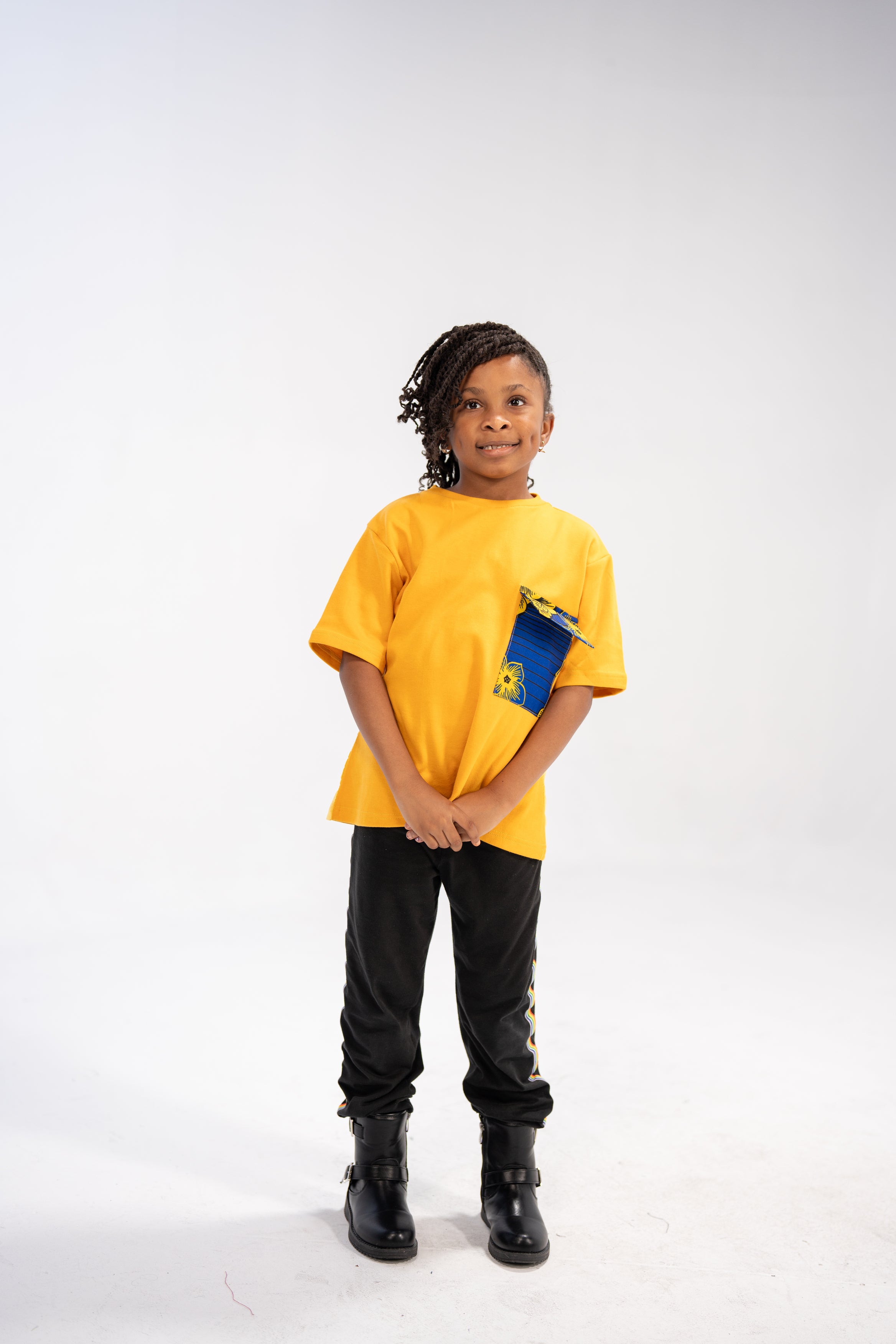 Anuli Girl's African Print T-Shirt (African Print)