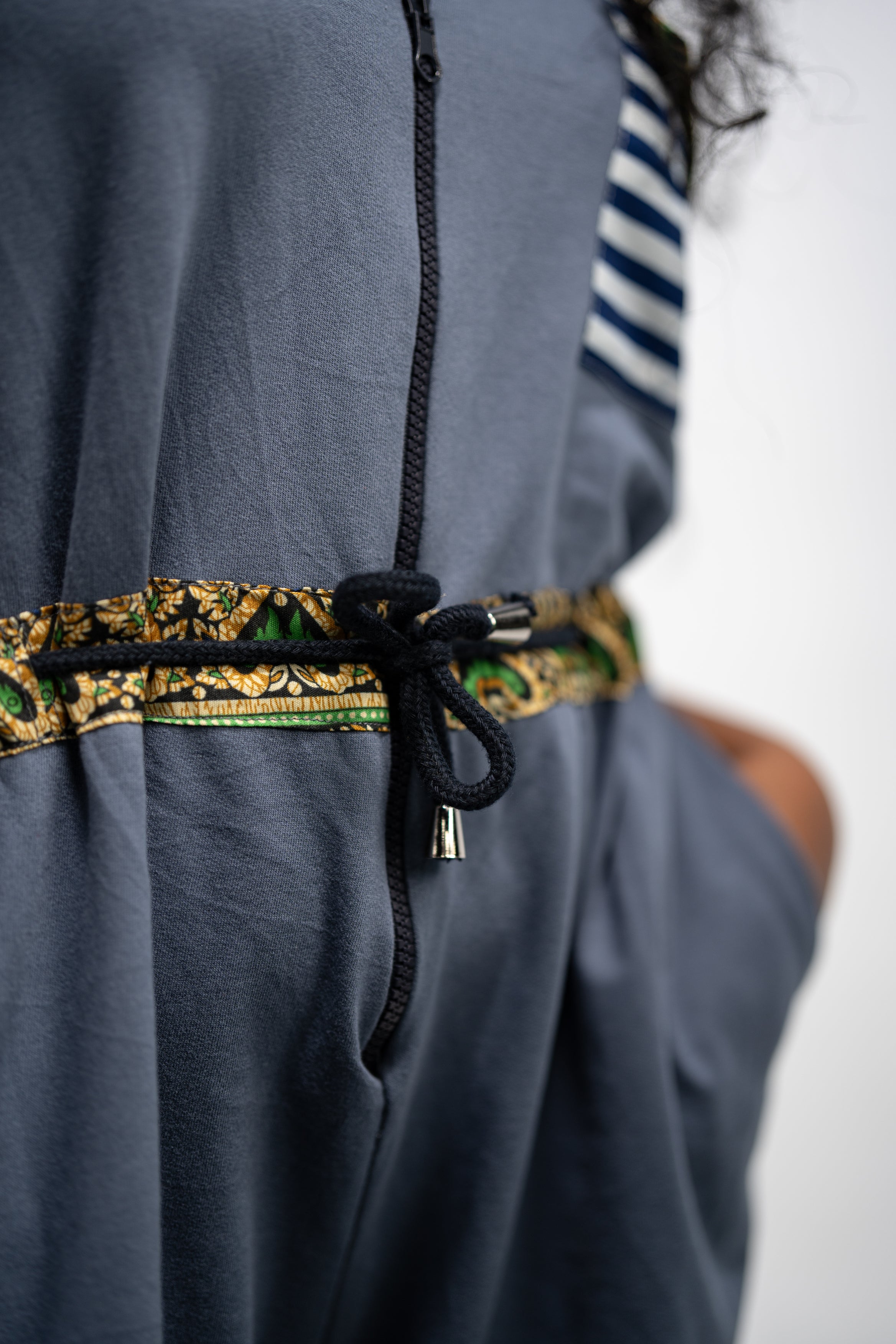 Dilichi Women's African Print Top and Pant ( Mudcloth on Cotton)