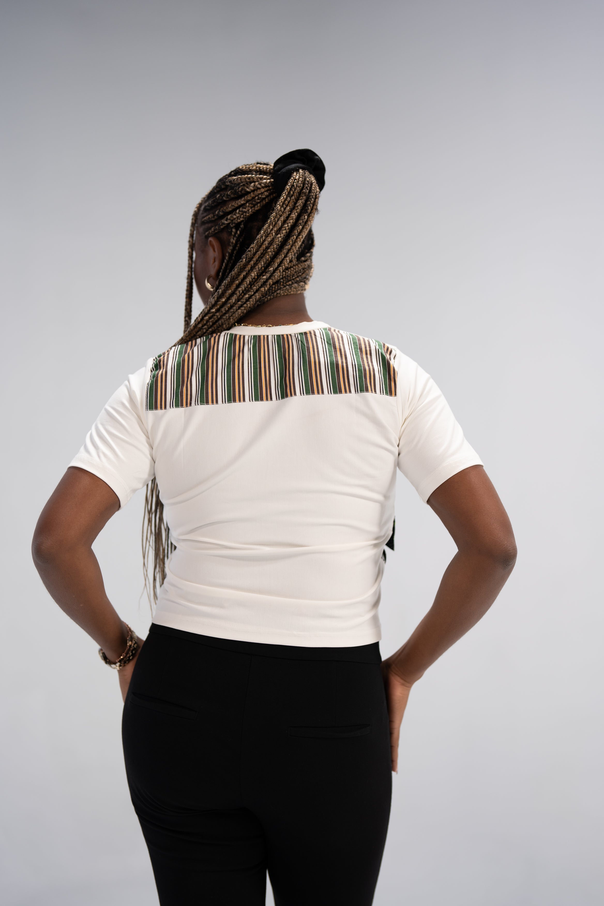 Adeola Women's African Print Top (Print Patchwork)