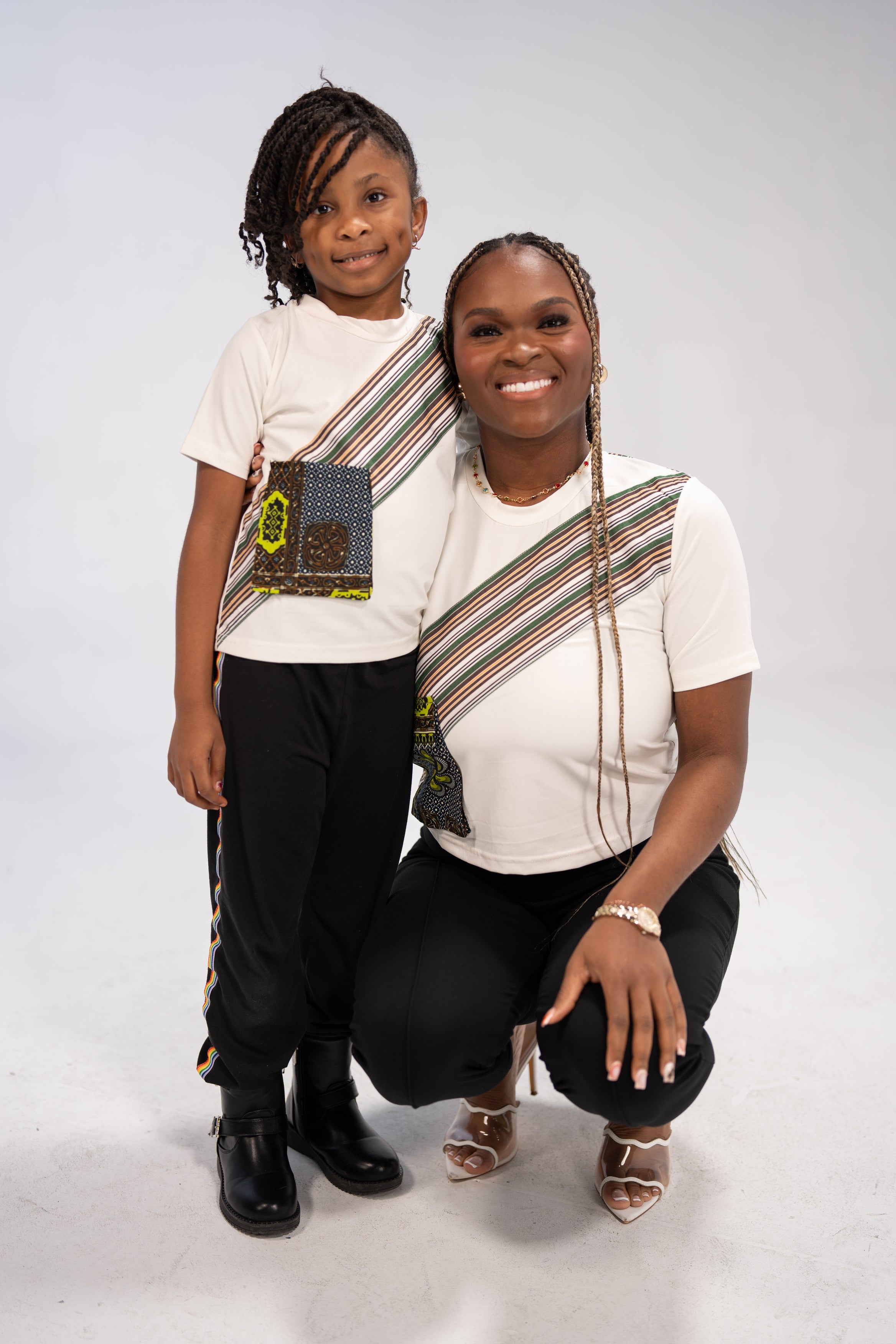 Debisi Kid's African Print Top (Print Patchwork)