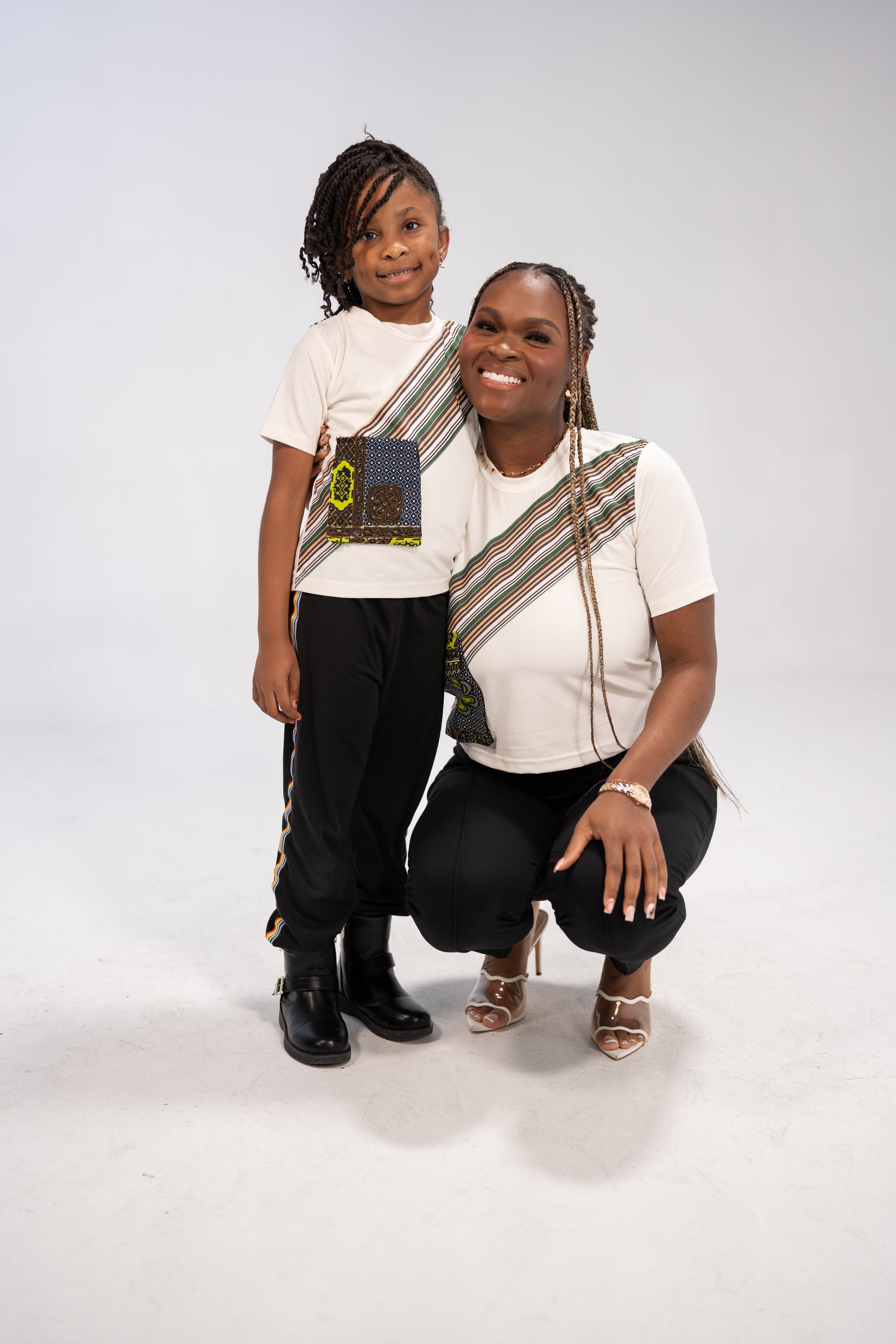 Debisi Kid's African Print Top (Print Patchwork)