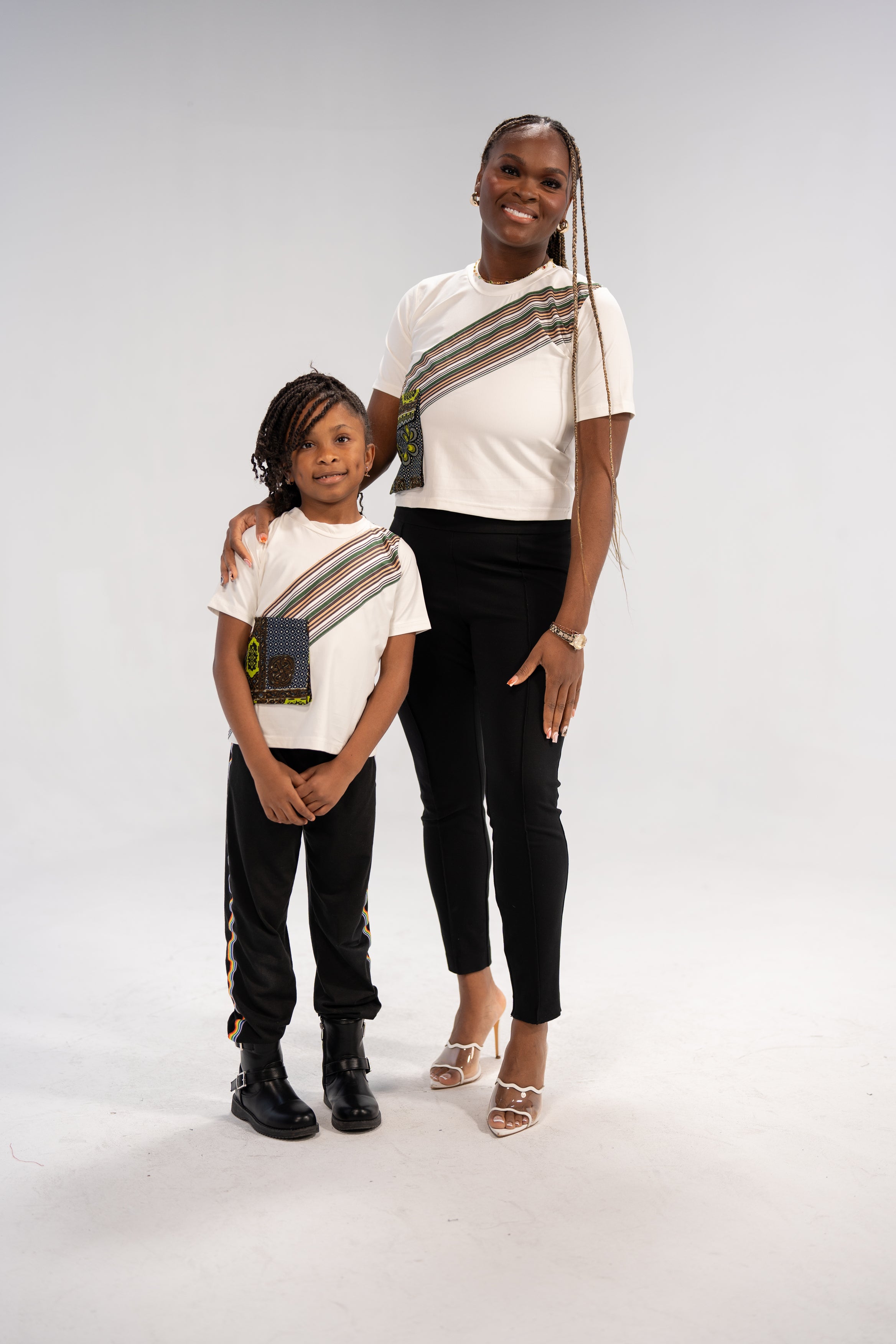 Debisi Kid's African Print Top (Print Patchwork)