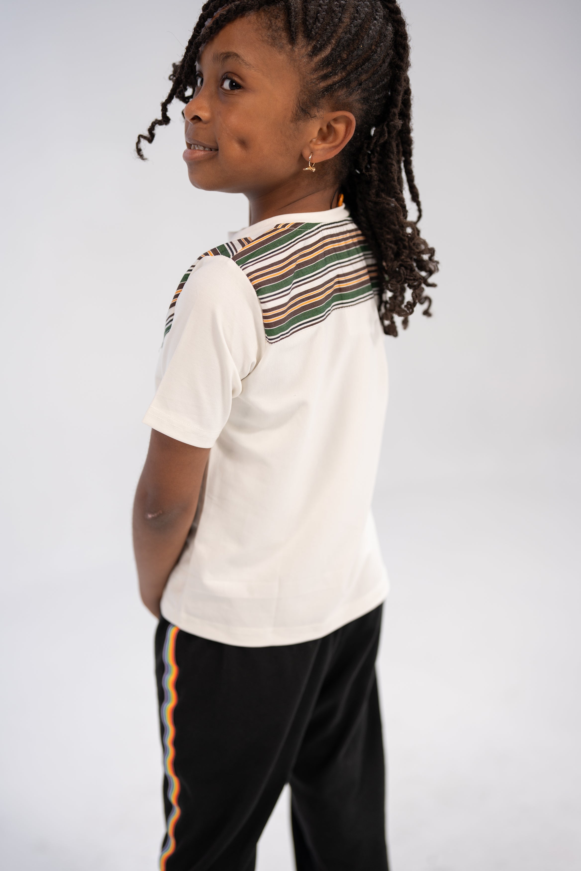 Debisi Kid's African Print Top (Print Patchwork)