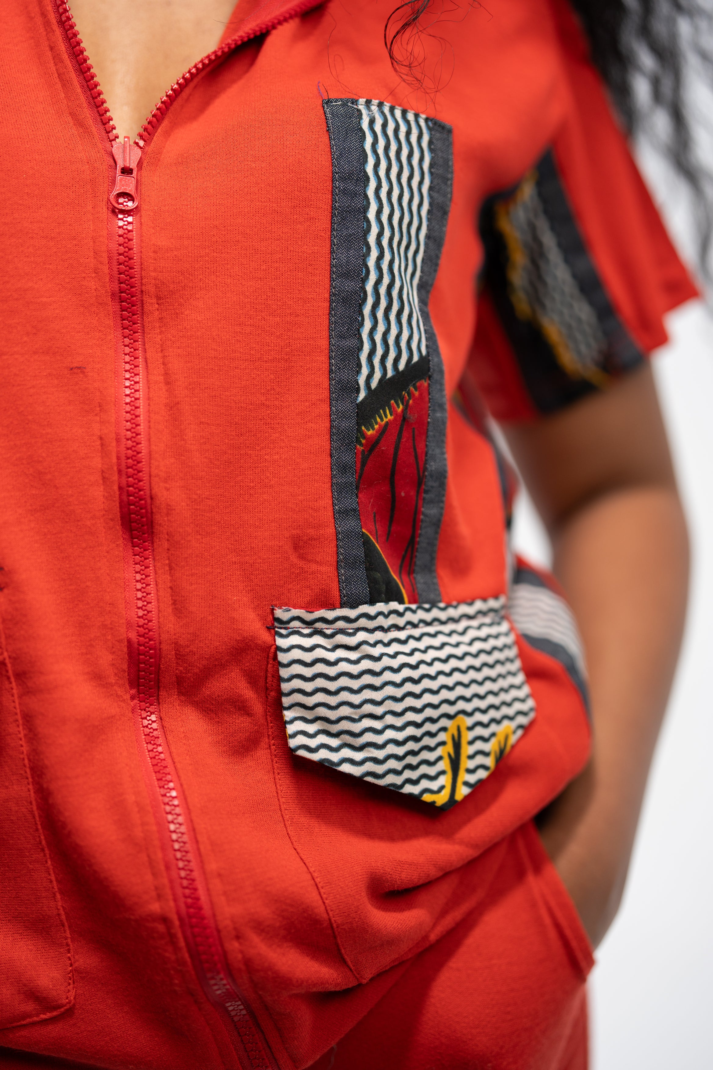 Anwuli Women's African Print Top and Shorts Assemblage (Print on Cotton)