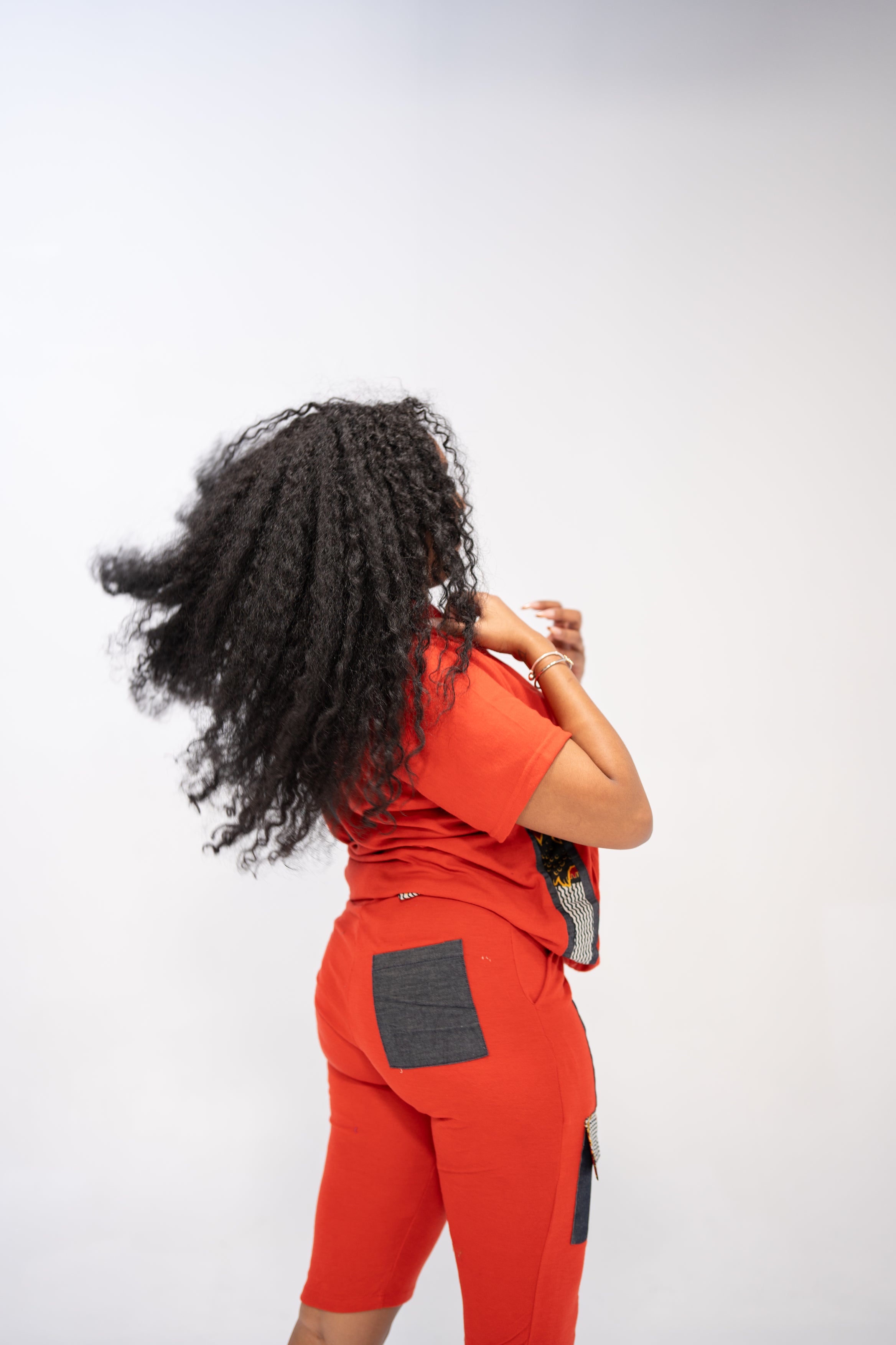 Anwuli Women's African Print Top and Shorts Assemblage (Print on Cotton)