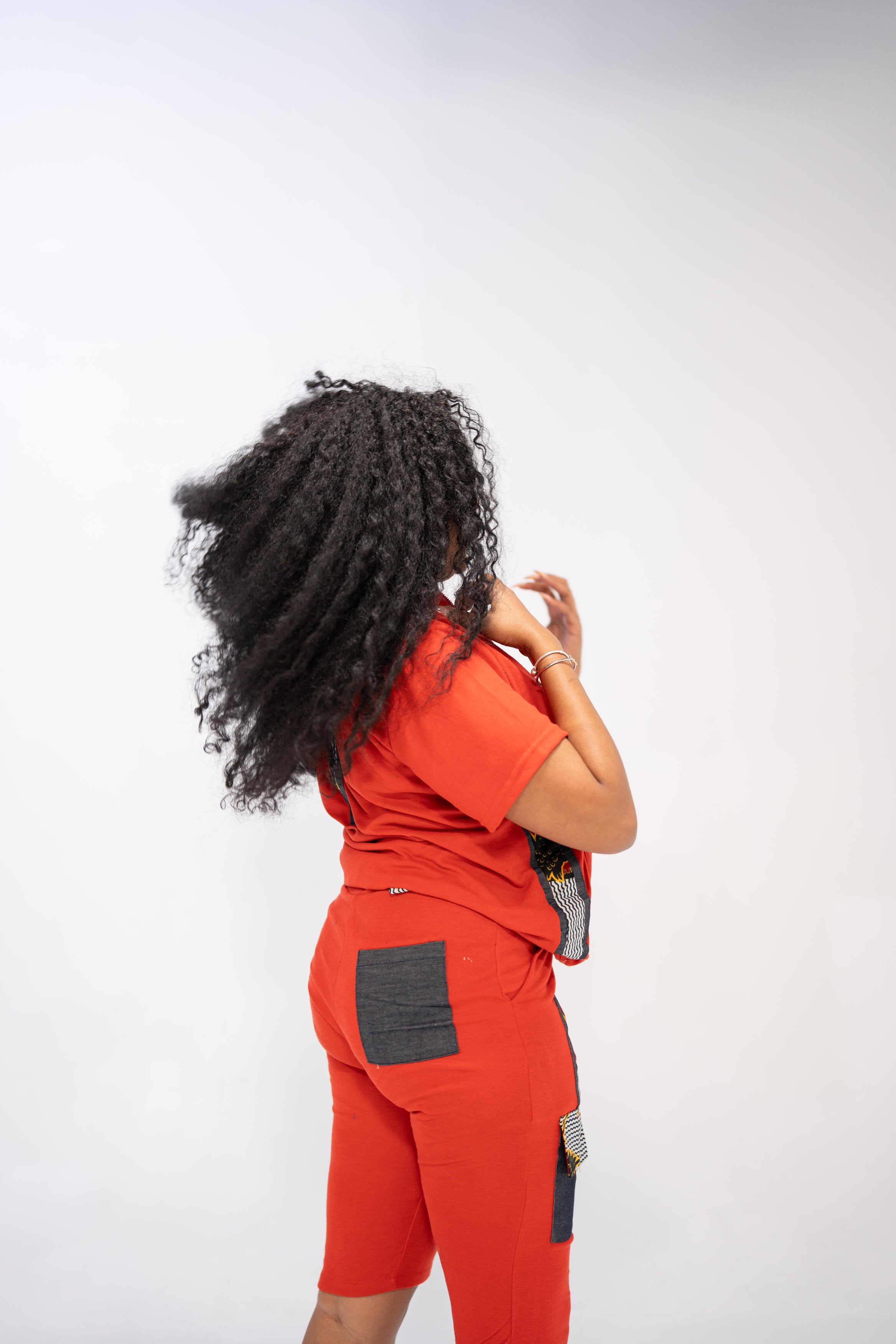 Anwuli Women's African Print Top and Shorts Assemblage (Print on Cotton)