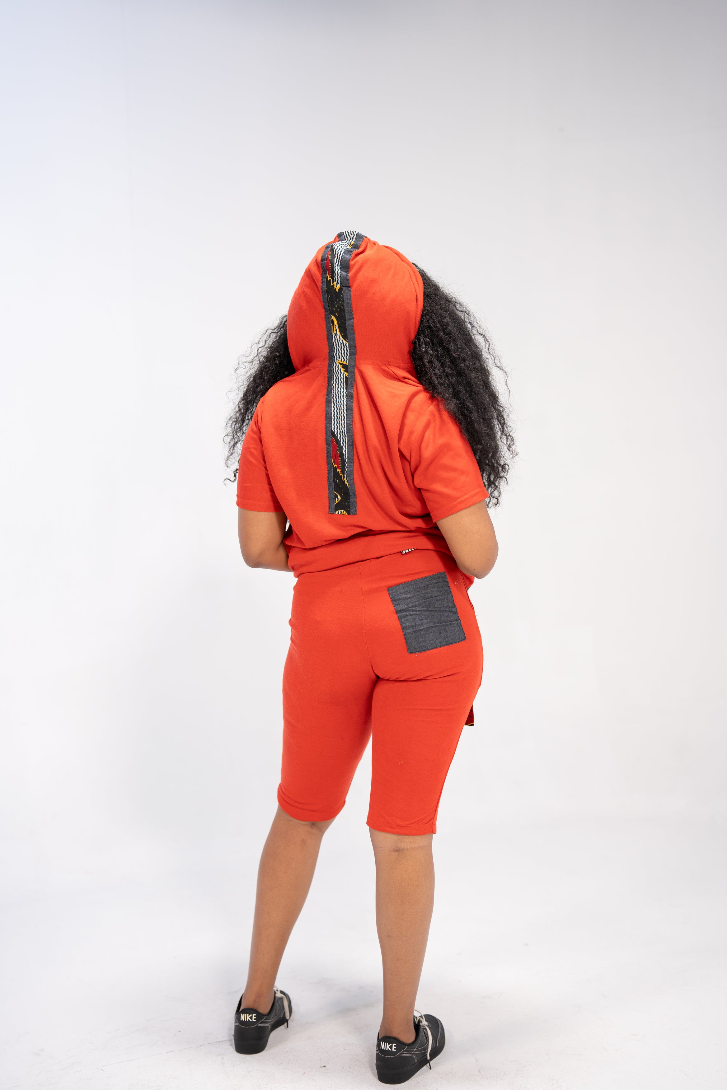 Anwuli Women's African Print Top and Shorts Assemblage (Print on Cotton)