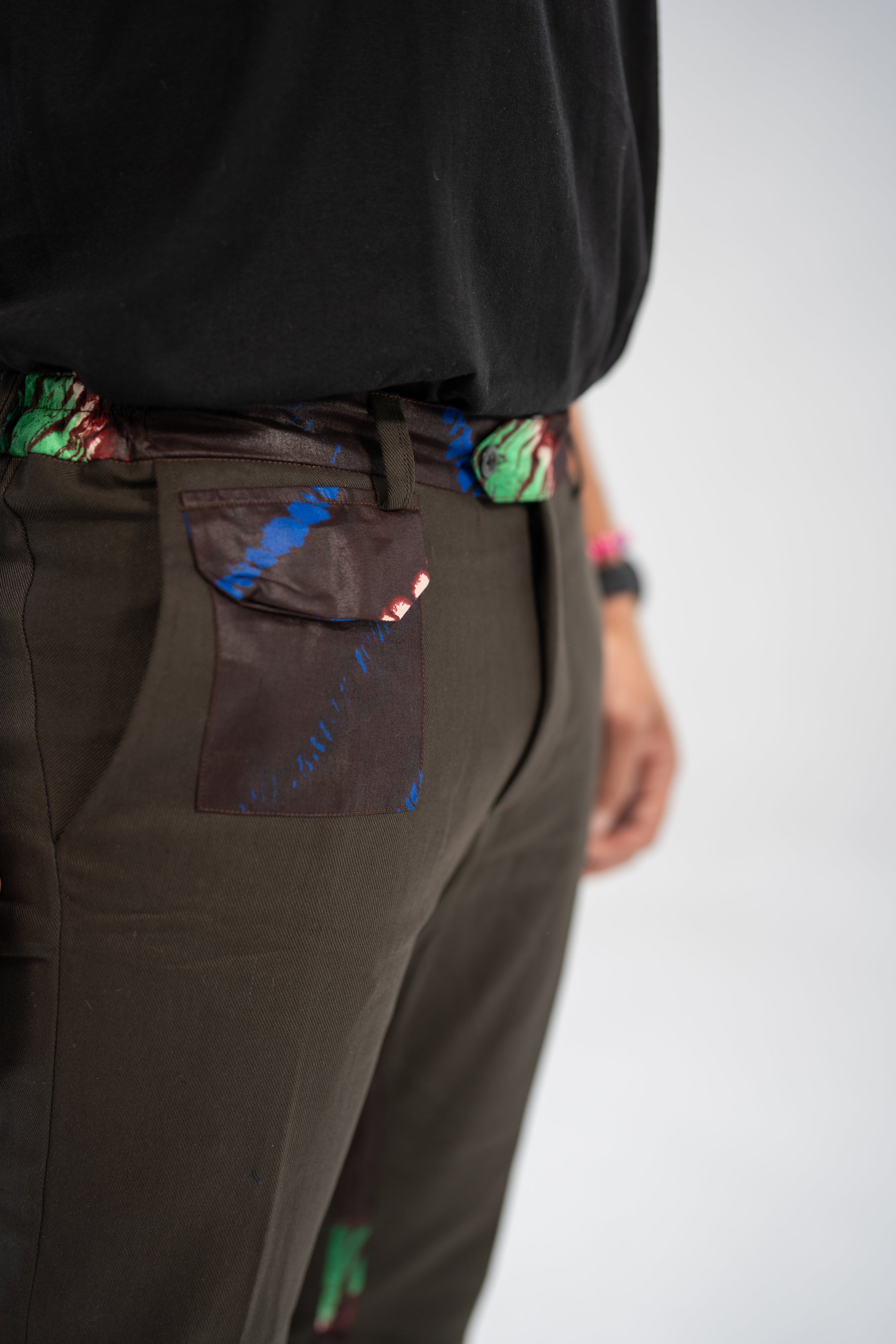 Remi Men's African Print Trousers (Adire on Cotton)