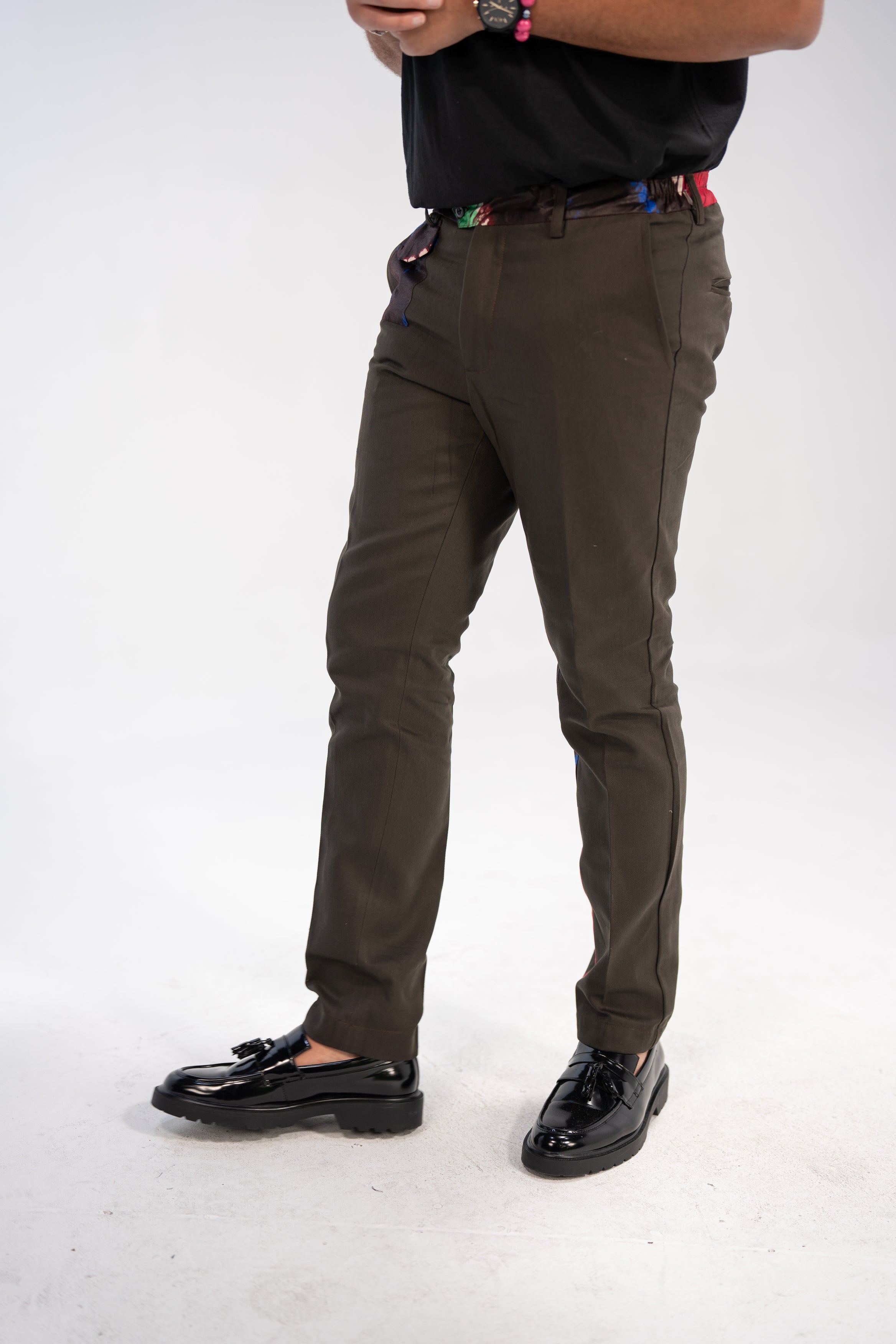 Remi Men's African Print Trousers (Adire on Cotton)