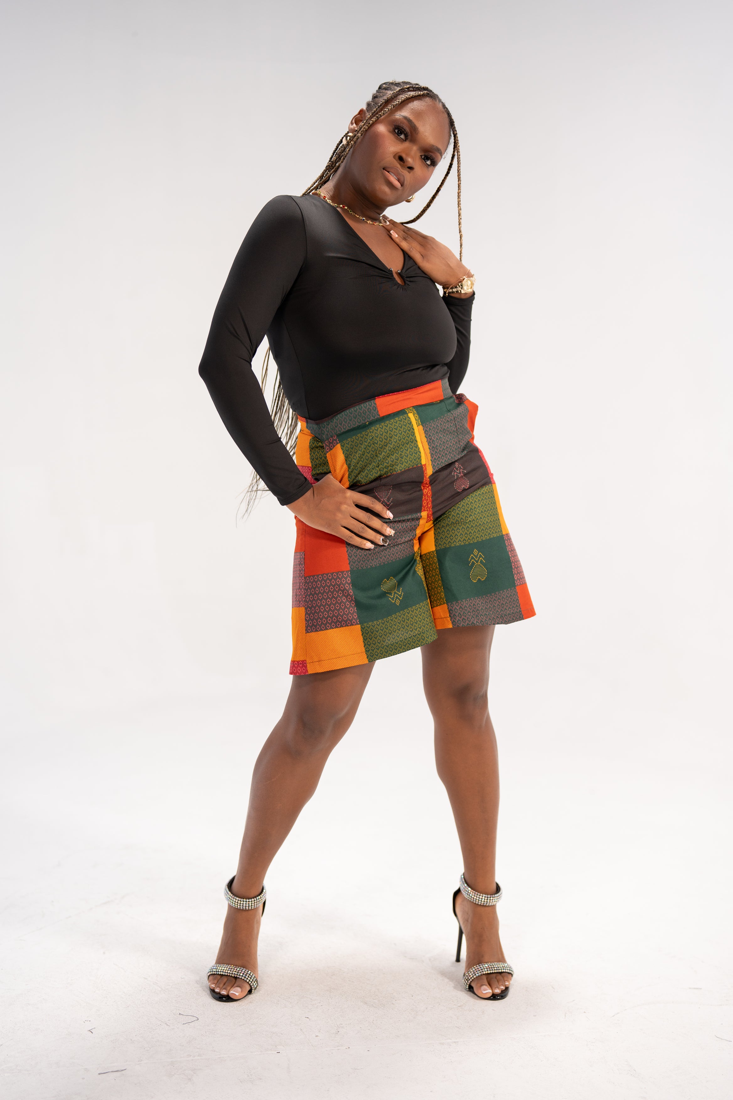 Nike Women's African Print Shorts (African Prints)