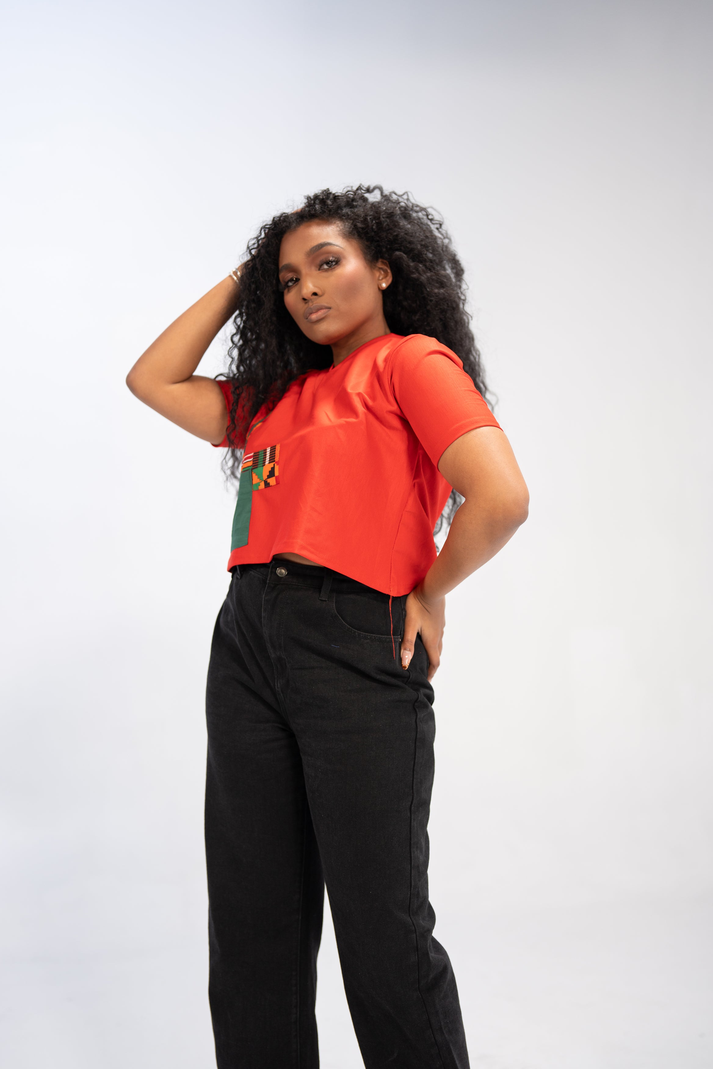 Abeni Women's African Print Top (Print Patchwork)