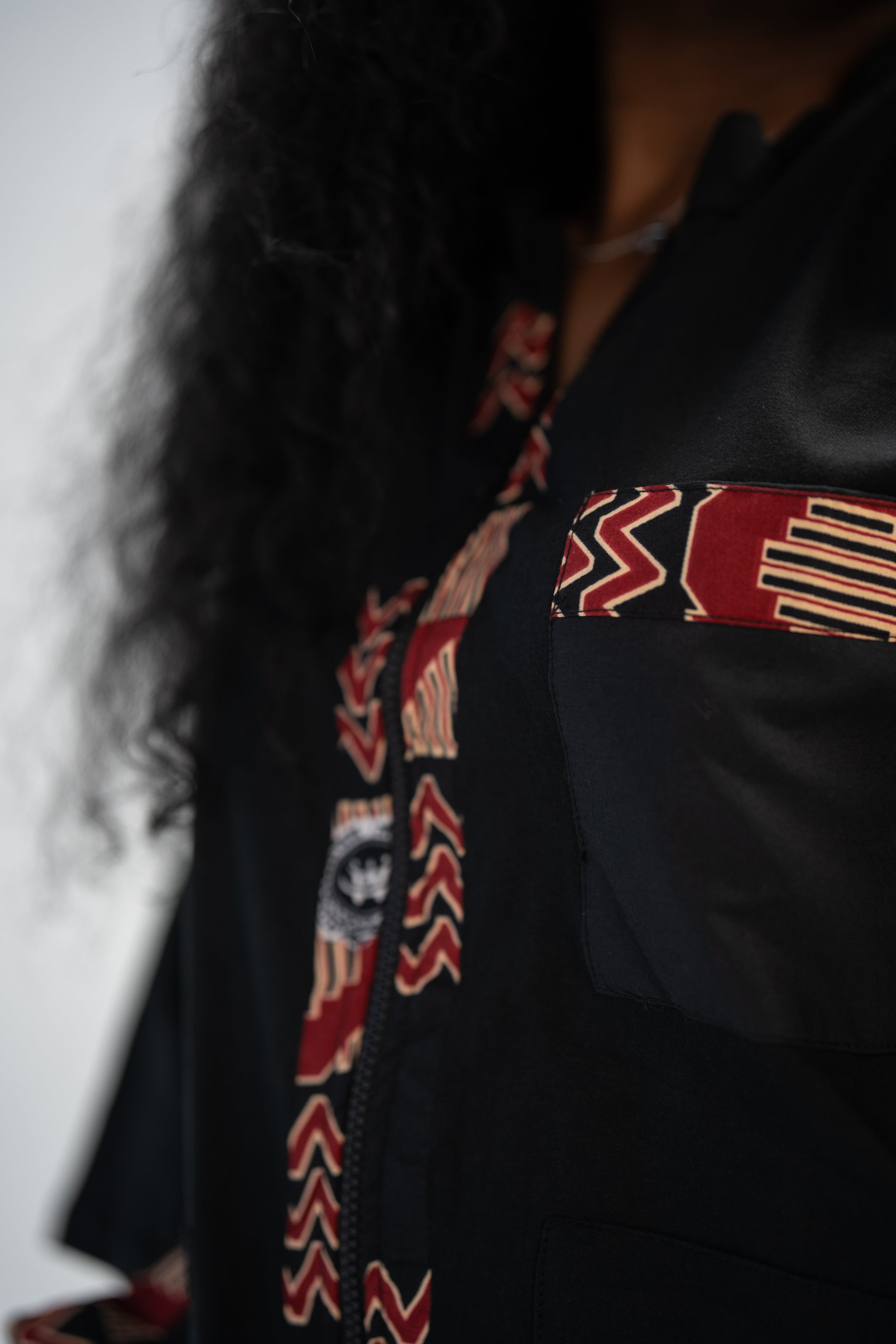 Oluchi Women's African Print Top and Pant ( Mudcloth on Cotton)