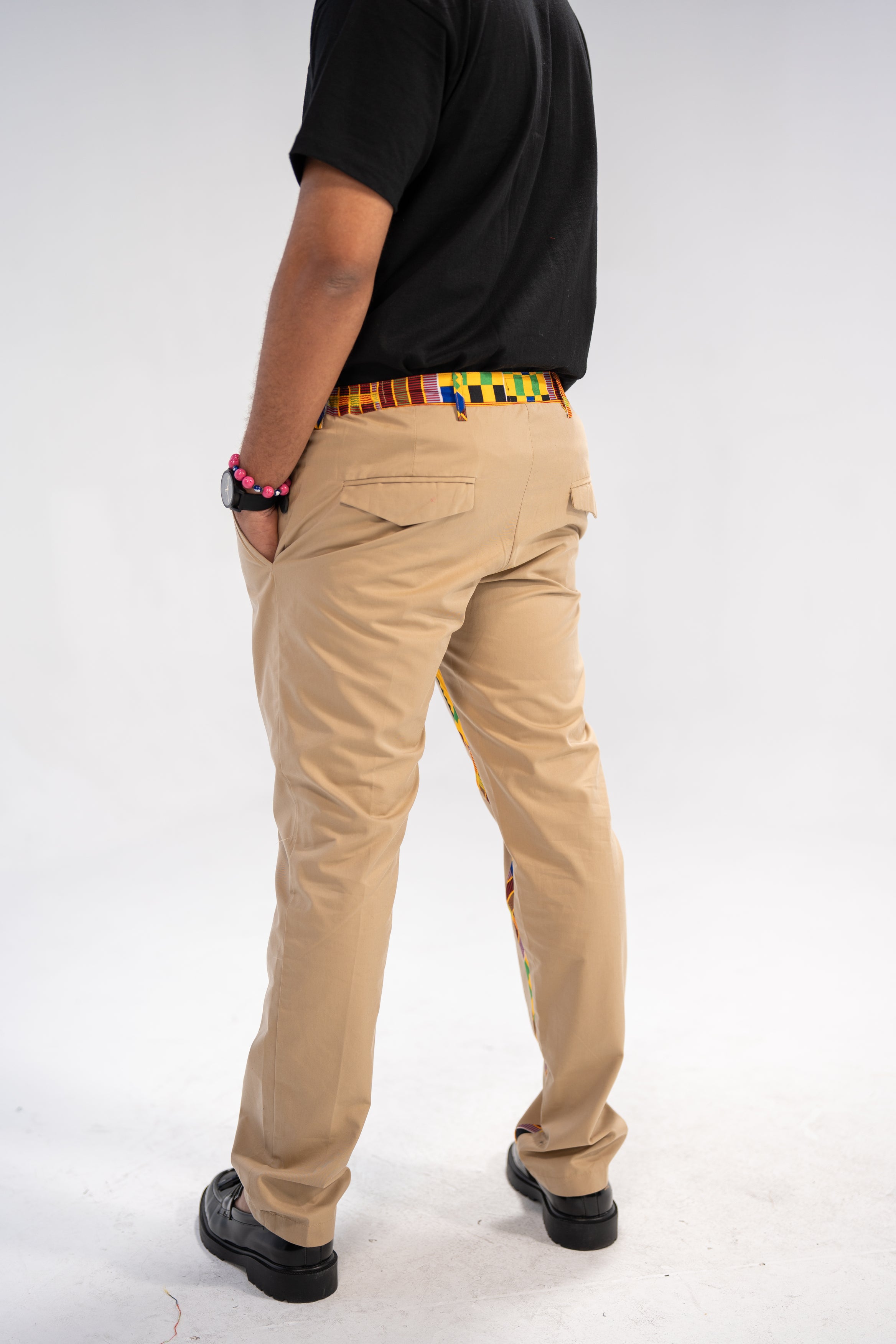 Debare Men's African Print Trousers (Kante on Cotton)