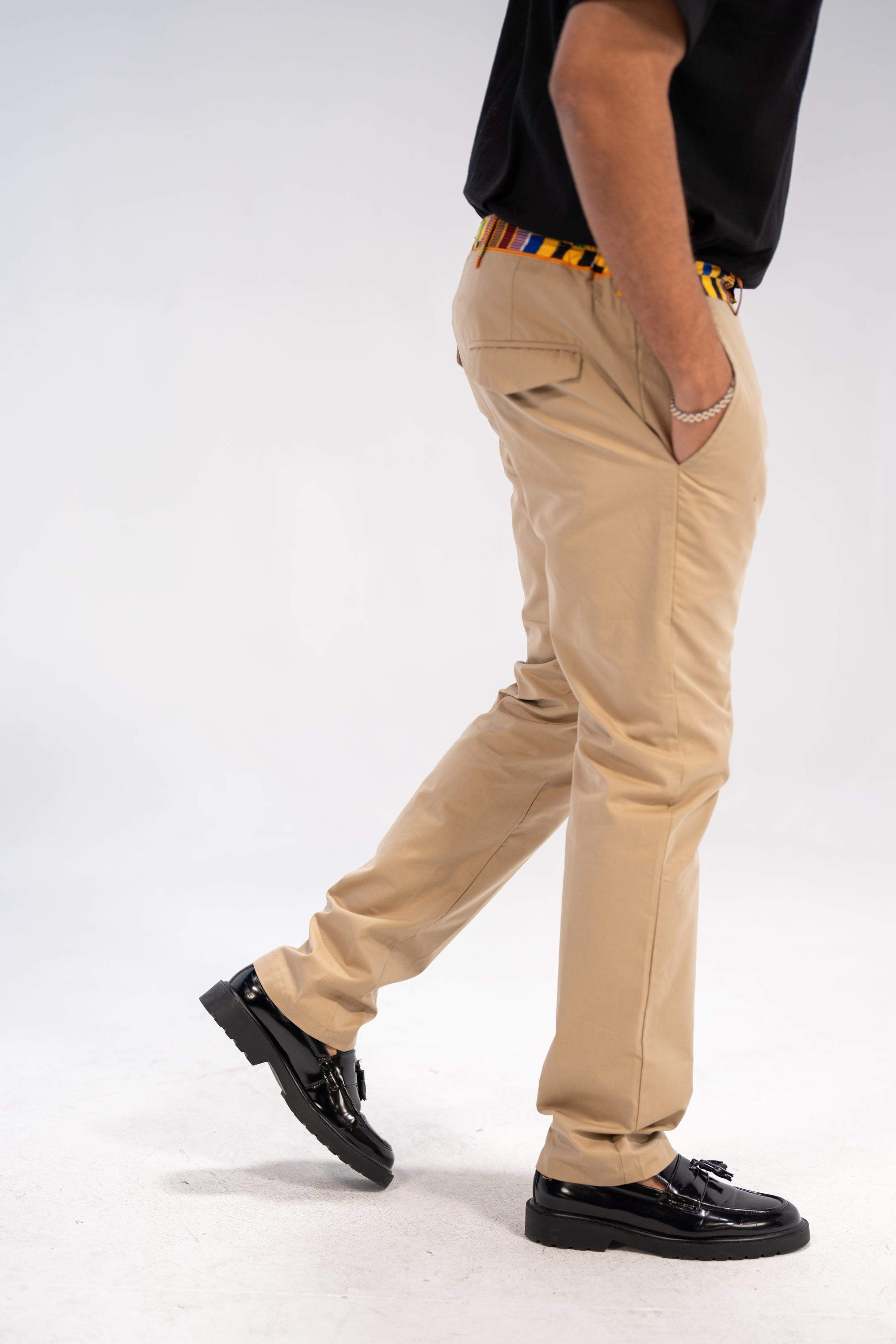 Debare Men's African Print Trousers (Kante on Cotton)