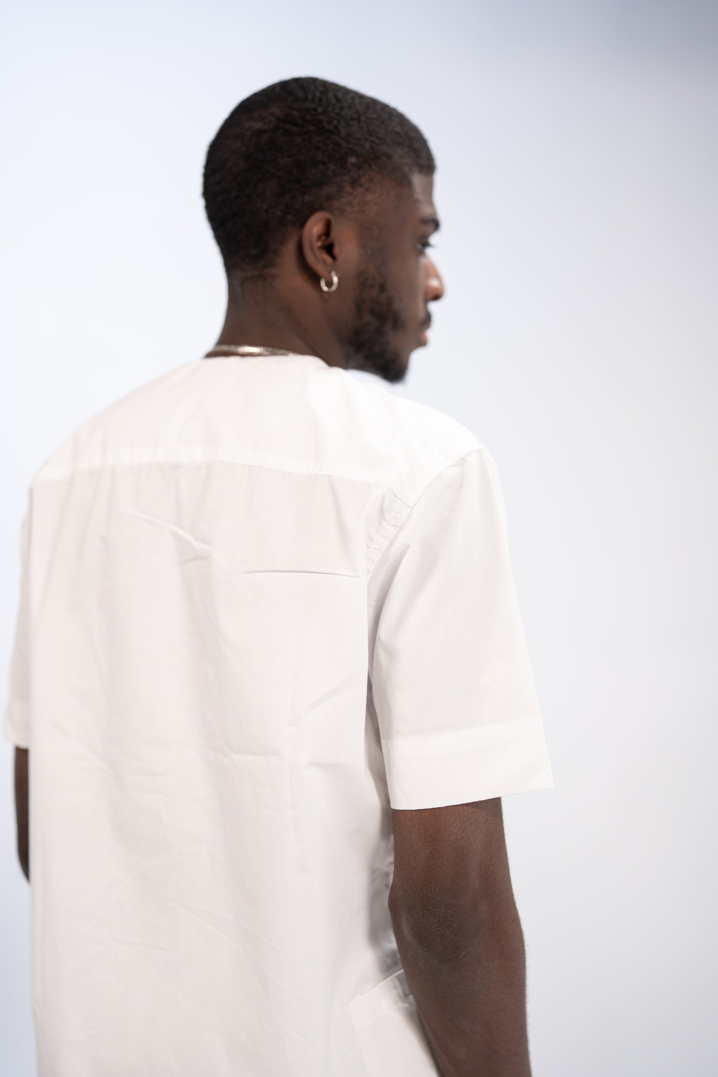 Kanye Men's African Embroidered Traditional Top (White)