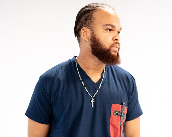 Kizito Men's African Print T-Shirt (Print on Cotton)