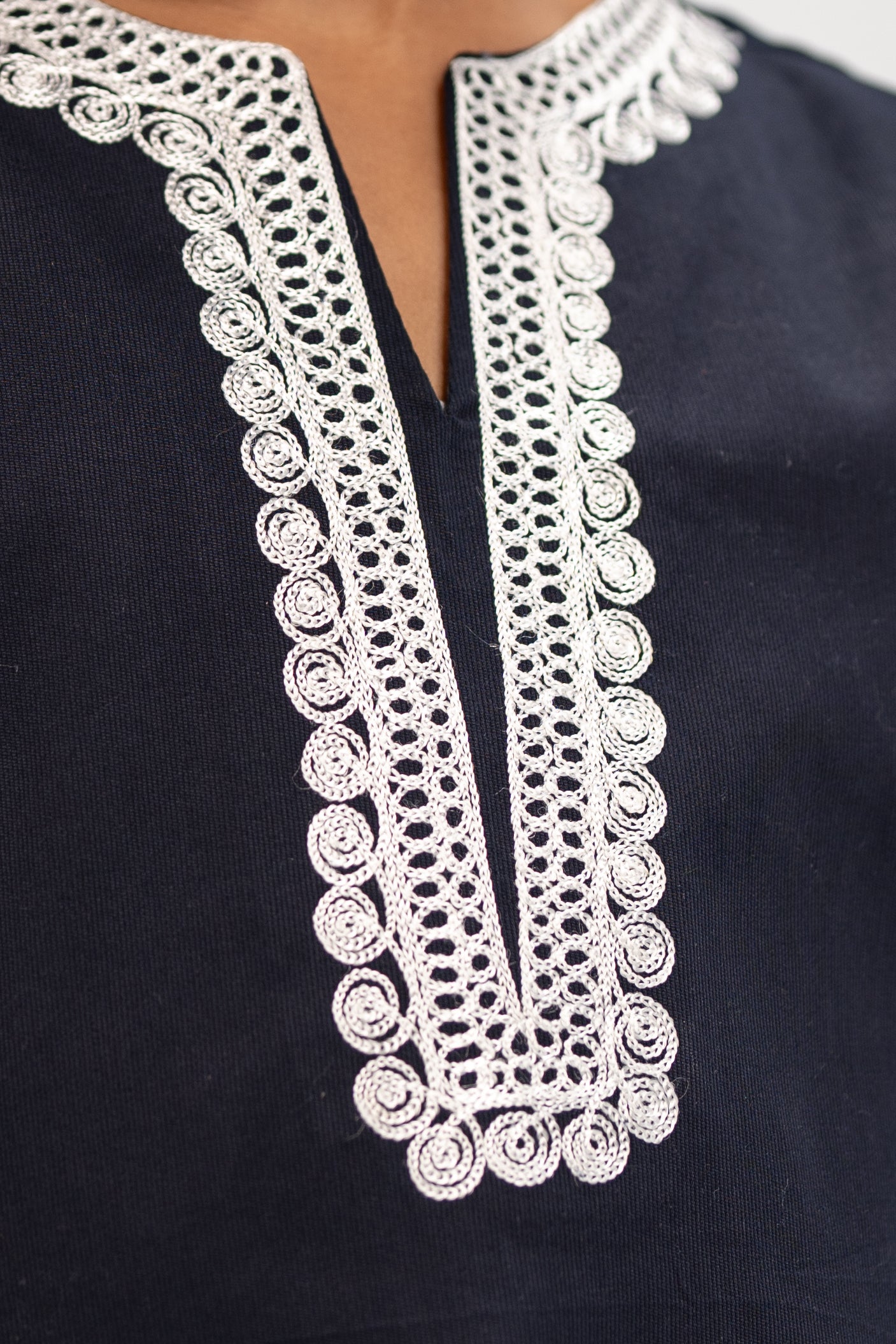 Yejide Girl's African Print Top (Embroidery on Cotton)