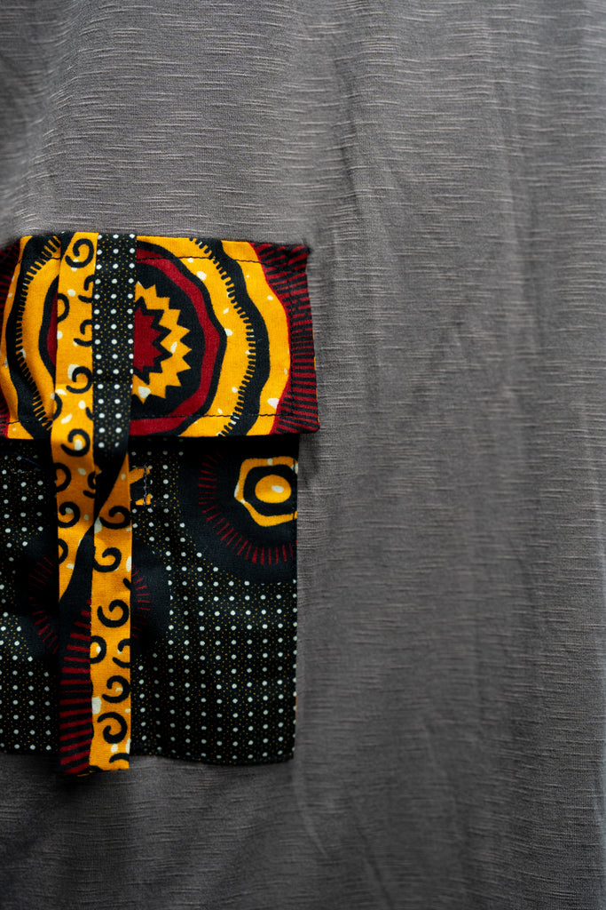 Uzoma Men's African Print T-Shirt (Print on Cotton)