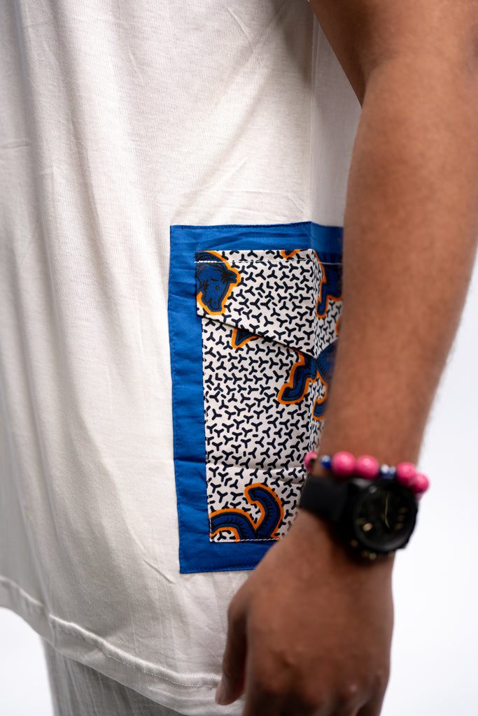 Rotimi Men's African Print Shirt (Print on Cotton)