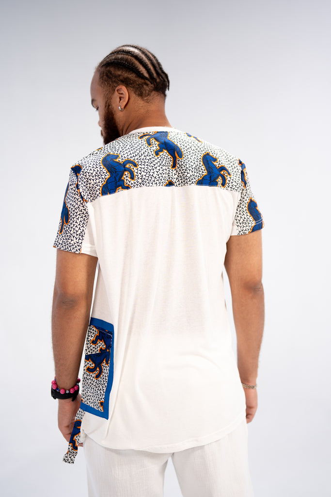 Rotimi Men's African Print Shirt (Print on Cotton)