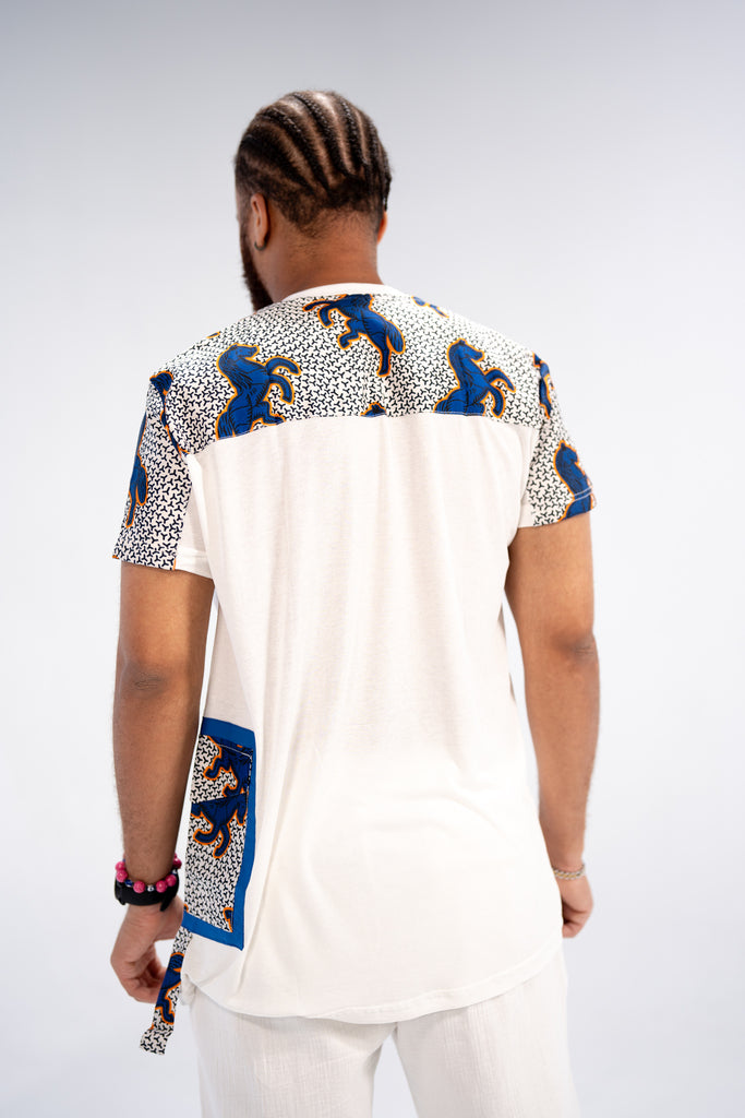 Rotimi Men's African Print Shirt (Print on Cotton)