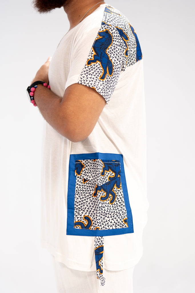 Rotimi Men's African Print Shirt (Print on Cotton)