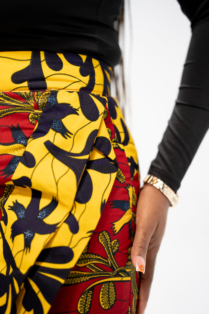 Hadiza Women's African Print Skirt (Ankara Print)
